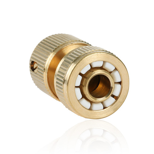 Factory Customized Water Supply Coupling for Car Wash Water Gun, Pure Copper Fast Connection Self-Water Supply Pipe Quick Insert Coupling 4/16