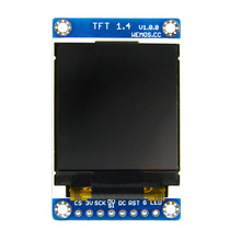 ESP8266 TFT 1.4屏蔽V1.0.0显示屏模块，适用于D1 mini 1.44英寸