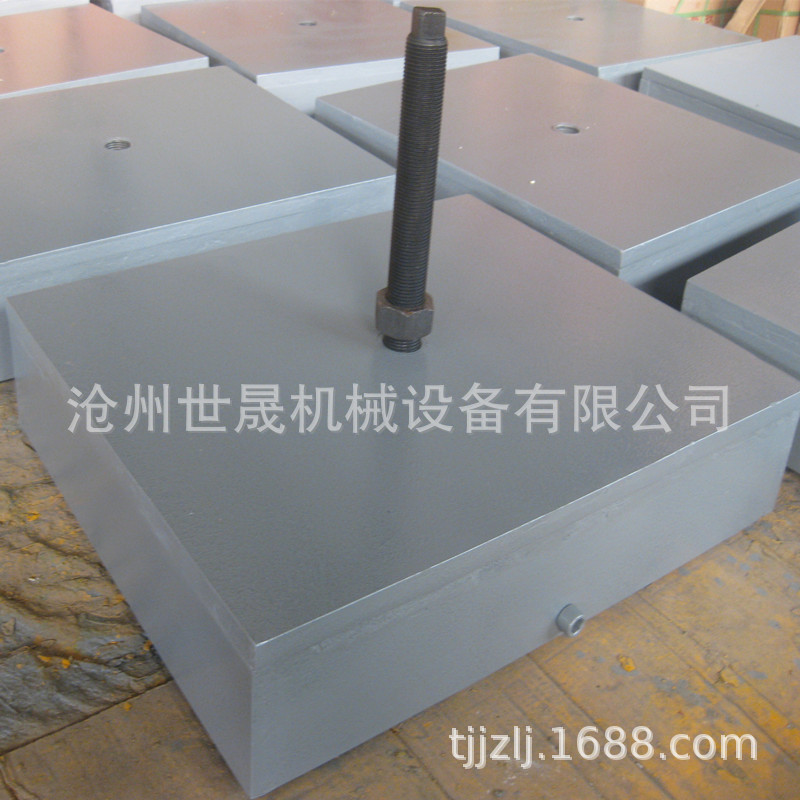 冲床专用机床垫铁 s78-13方形脚垫调整量大冲床地脚底部橡胶减震|ru