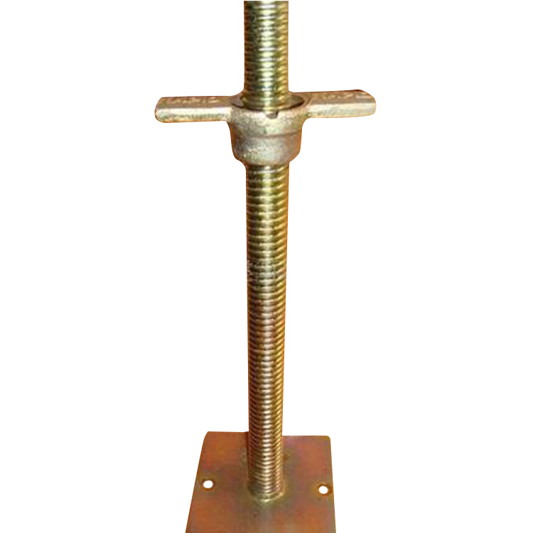 厂家供应 Q345脚手架 支撑调节底座 空心丝杆可调节底座