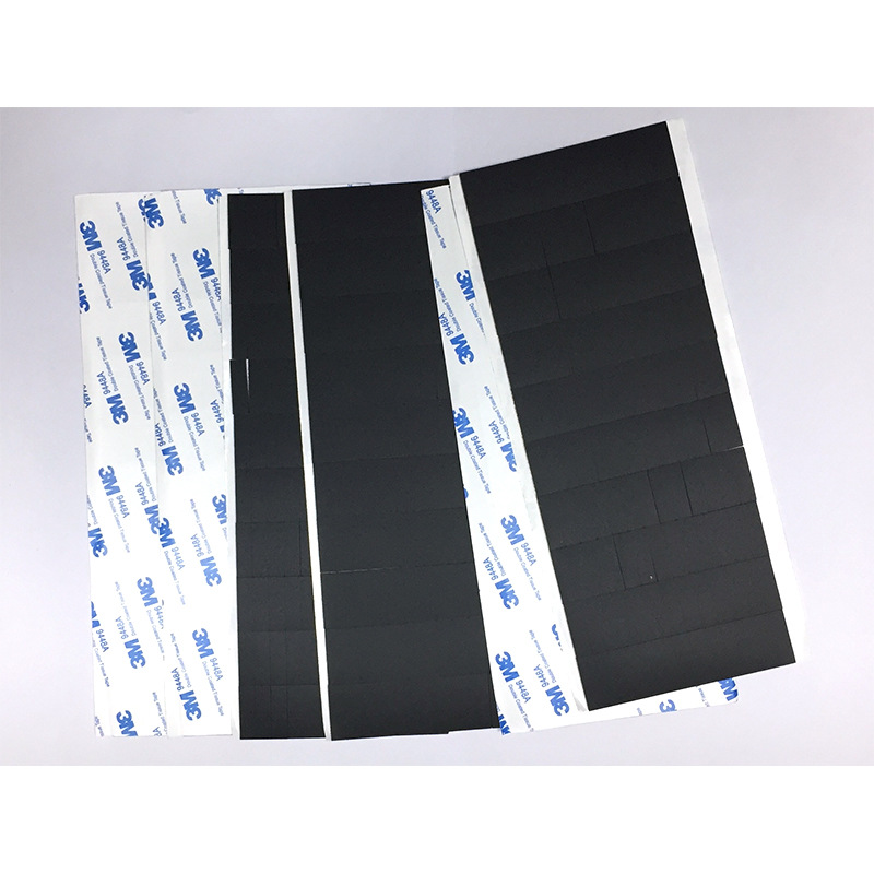 3M硅胶垫片EVA脚垫防滑垫3M胶自粘背胶长形橡胶方形带防静电减震