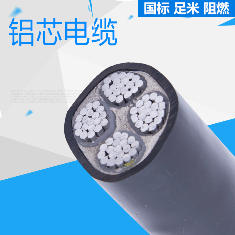 严选YJLV3+1芯铝芯电力电缆国标电缆铠装电缆厂家批发现货 电缆线