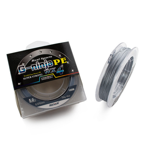 100m fishing line, strong horse fish line, PE line, sub-line, braided line, anti-biting line, sea fishing line, long-range throwing fishing line