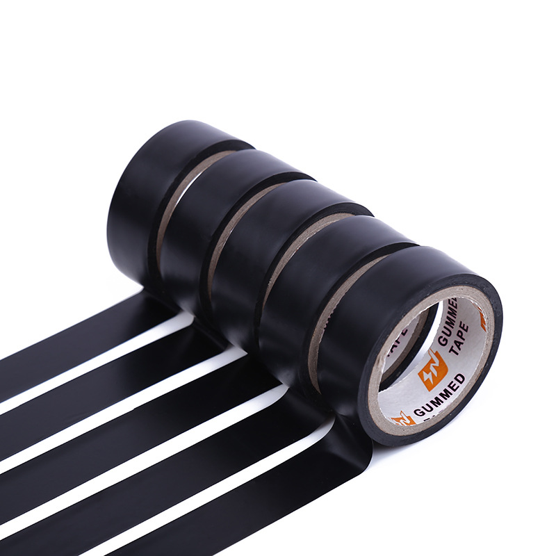 6M绝缘电工胶带防水防火电气胶布pvc阻燃黑色胶带厂家供应