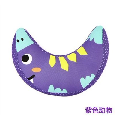 sleeping pillow neck pillow, Seat belt shoulder pad - purple-for-large-car-seat-belts