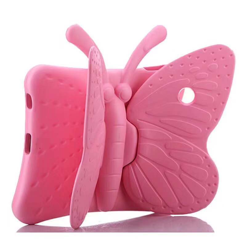 Factory ipad234 all-inclusive protective cover butterfly 5 anti-fall pro11 tablet case mini6 cartoon bracket case