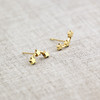 Fashionable silver small earrings, European style, simple and elegant design, wholesale