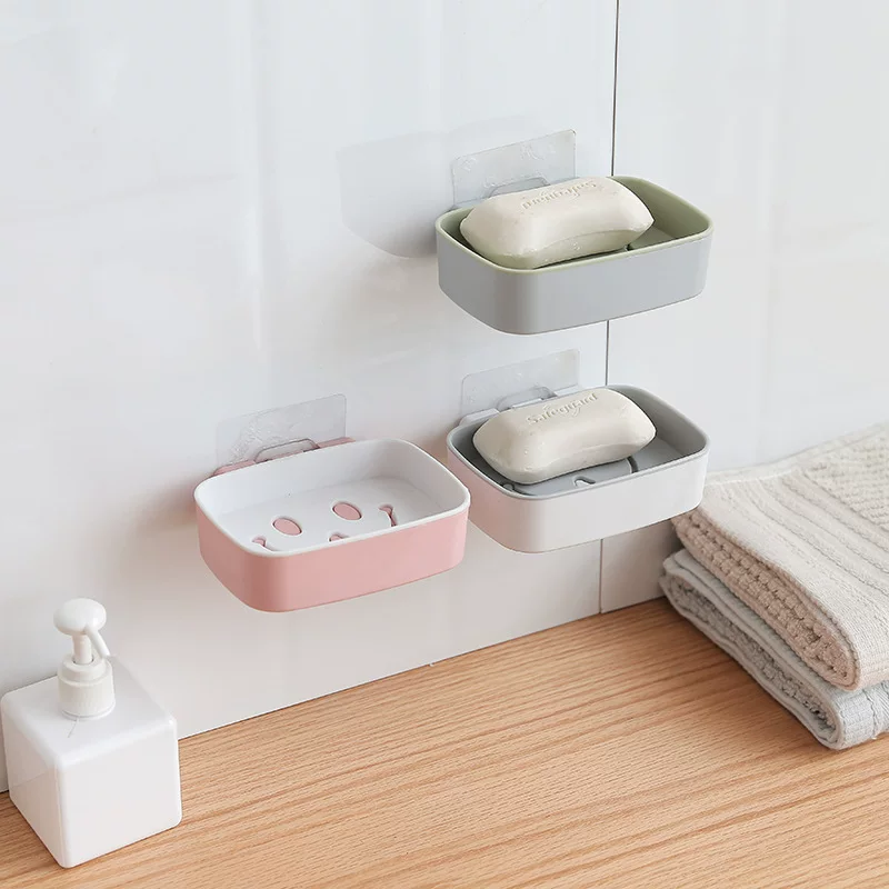 Double-layer drying rack, modern soap holder, laundry soap, simple and elegant design