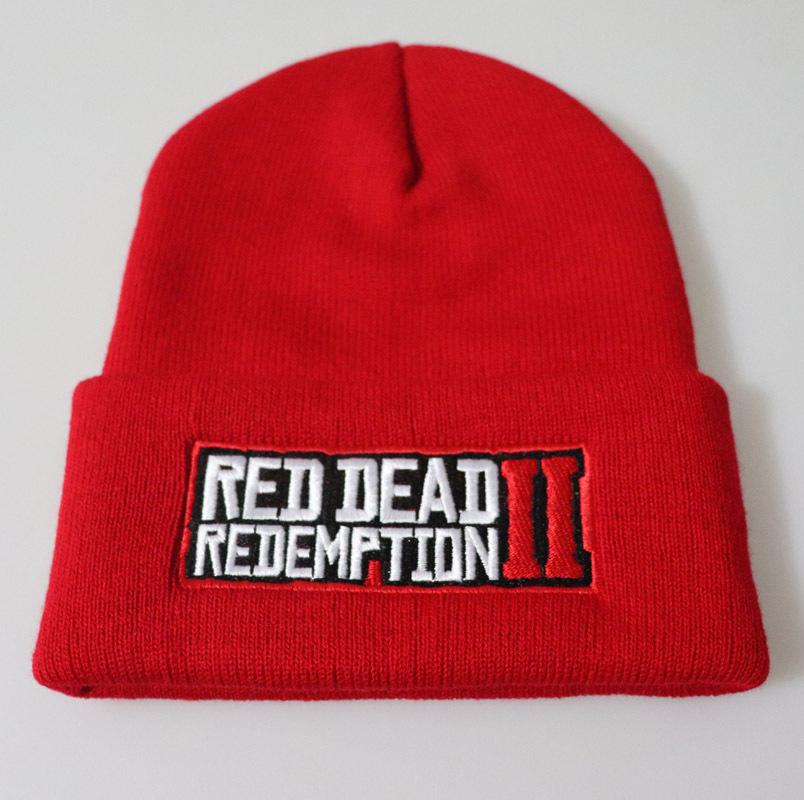 Wild redheadedemption2 bonnet tricoté brodé pull hip hop chapeau en laine_voghion.com