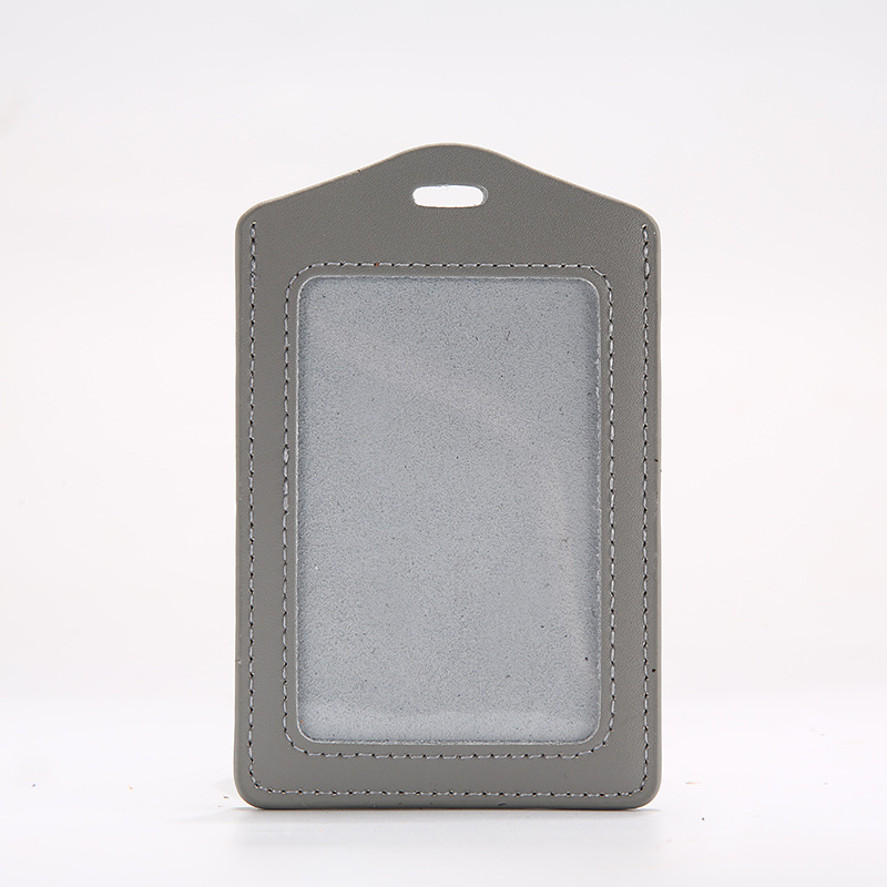 Jinbeisi insignia de cuero titular de la tarjeta de identificación titular de la tarjeta cordón permiso de trabajo caso de cuero tarjeta de trabajo titular de la tarjeta de acceso del estudiante