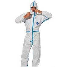 杜邦600Plus胶条型防护服欧标4.5.6标准隔离服透气连体带帽