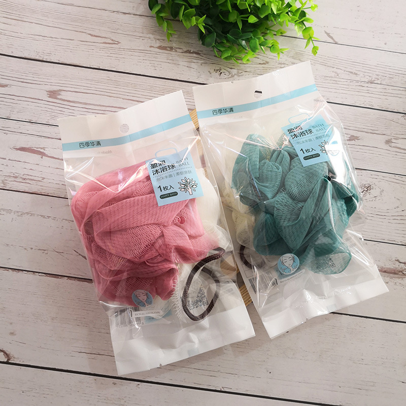 Wholesale Bath Balls That Do Not Scatter Flowers, Durable and Large, High-End, Individually Packaged Bath Flower Bath Balls, Bath Balls