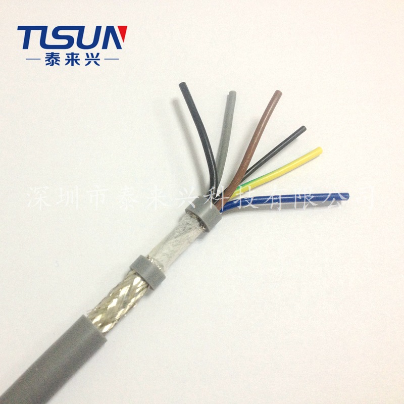 柔性控制电缆CY CABLE屏蔽控制电缆5*0.3平方抗干扰 仪器设备电缆