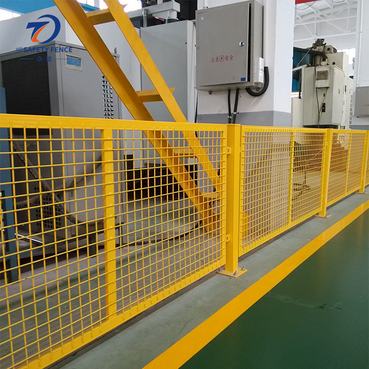 众达车间仓库隔离铁丝网  1.8米1.2米设备机器人防护网提供安装