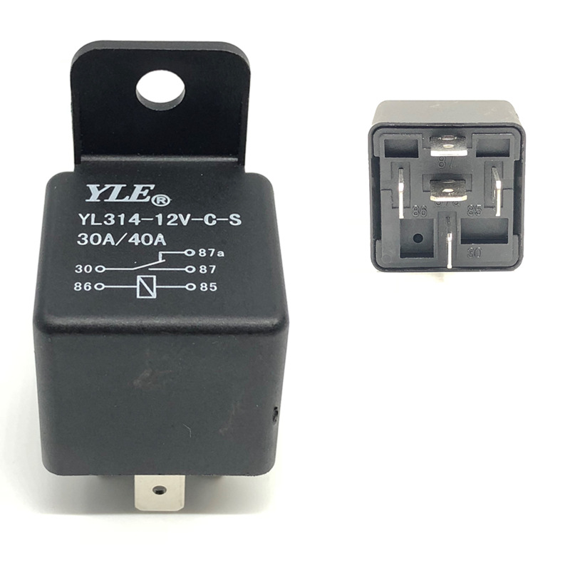 YLE-314汽车继电器工厂直销 12V- 40A    5脚  原装现货耐久