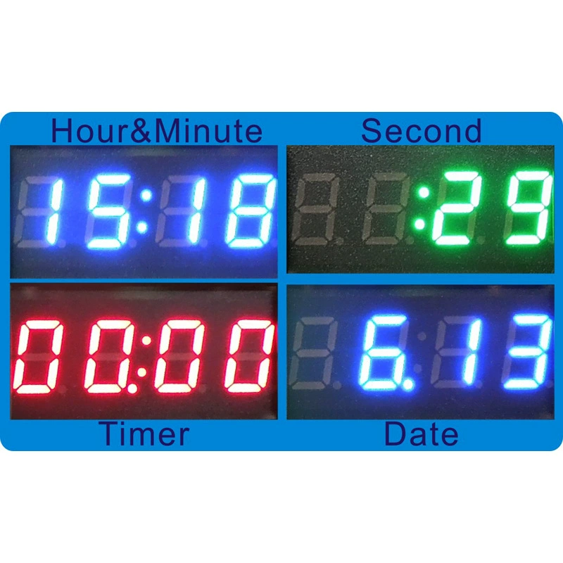 Digital highly precise watch, electronic module, DIY