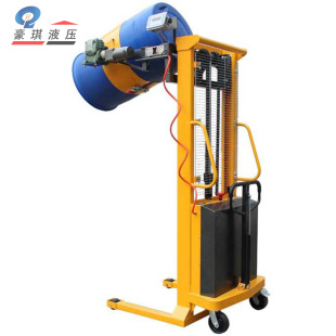Semi-electric Oil Barrel Stacker, Digital Scale Oil Barrel Truck, Hoop-type Oil Barrel Stacker, Flipping Feeder Truck