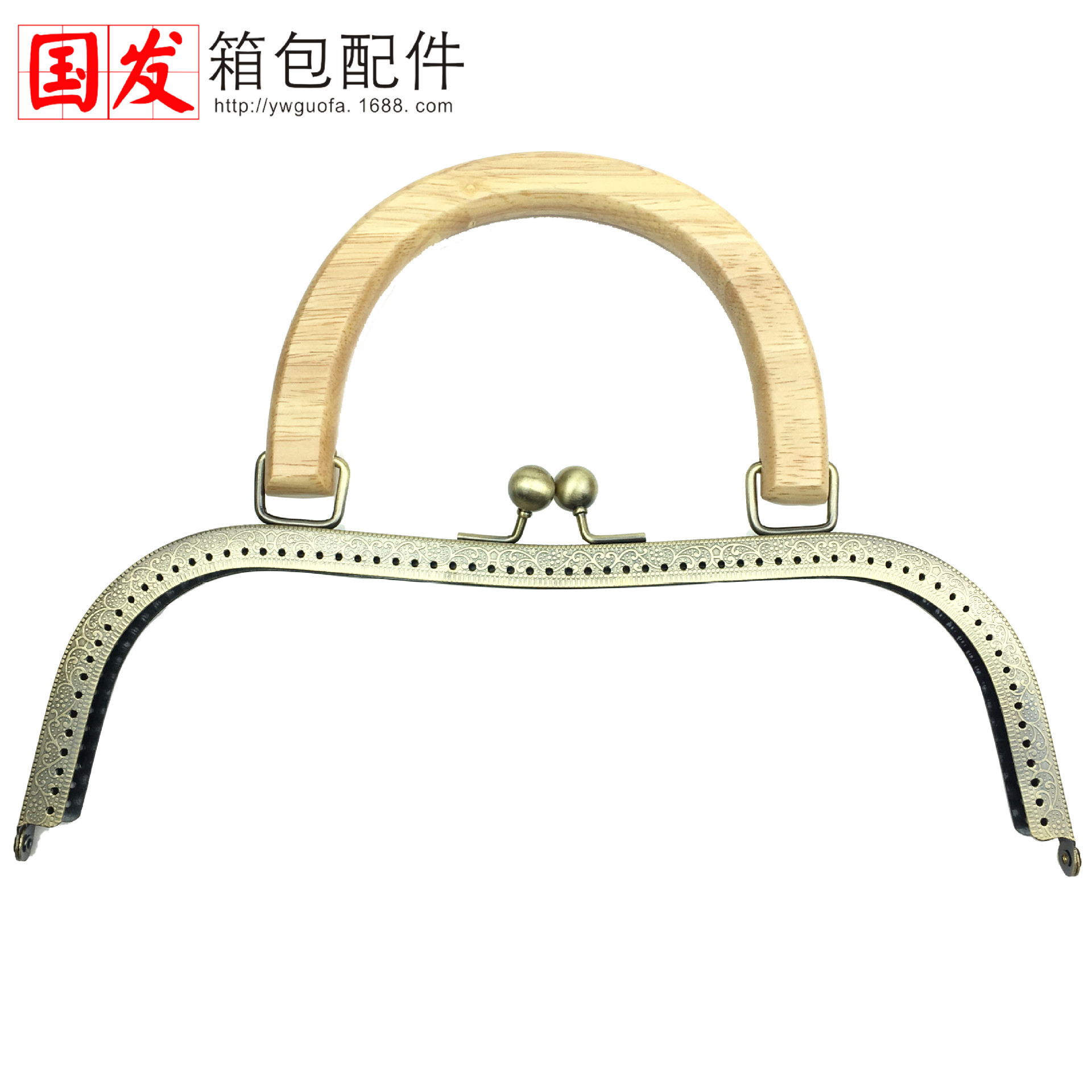 27cm cintura cóncava M cintura cóncava mano de madera oro café mano de madera bronce 0636 - GT