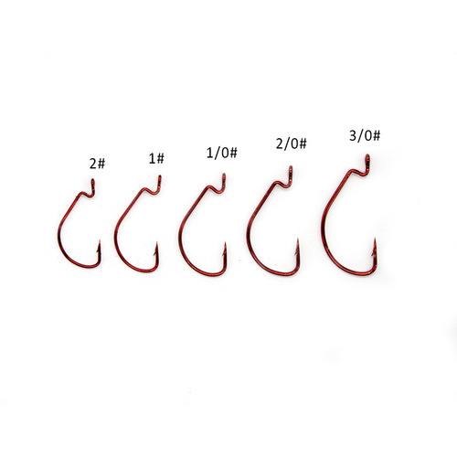 Luya WORM HOOK Soft Worm Hook Texas Fishing Group Crank Hook Fishing Accessories Weihai Fishing Gear Wholesale