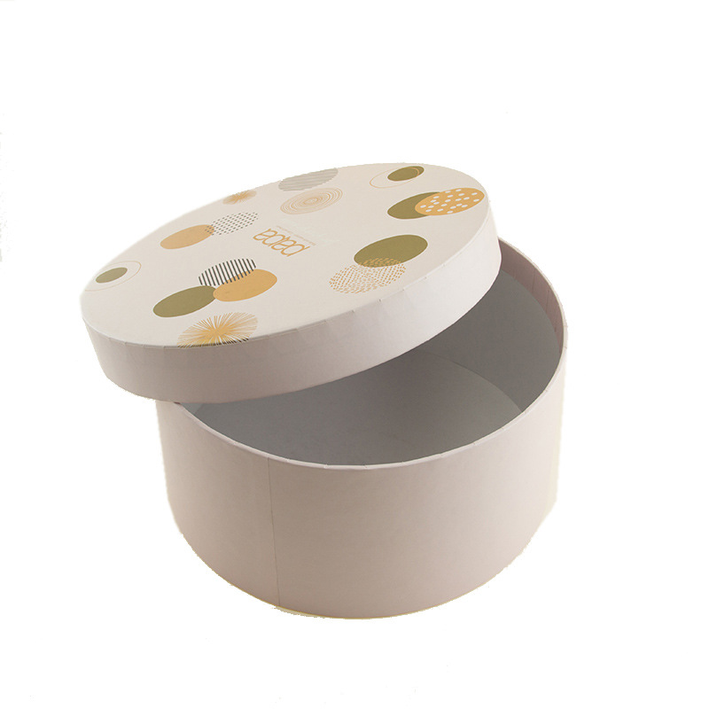 平底平盖圆筒首饰品圆形礼盒 天地盖平边化妆品燕窝面膜圆筒盒