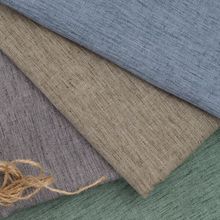 轻薄亚麻棉面料 上衣吊带衫连衣裙布料 20支素色家居服亚麻布E18