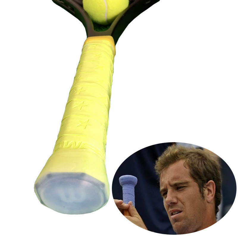 Чехол для теннисной ракетки с защитой от ударов, силиконовый чехол для защиты рукоятки, усиленный чехол для усиления хвоста POWER CAP