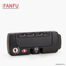 现货批发TSA002塑料海关密码锁包箱行李箱固定锁TSA708拉杆箱配件