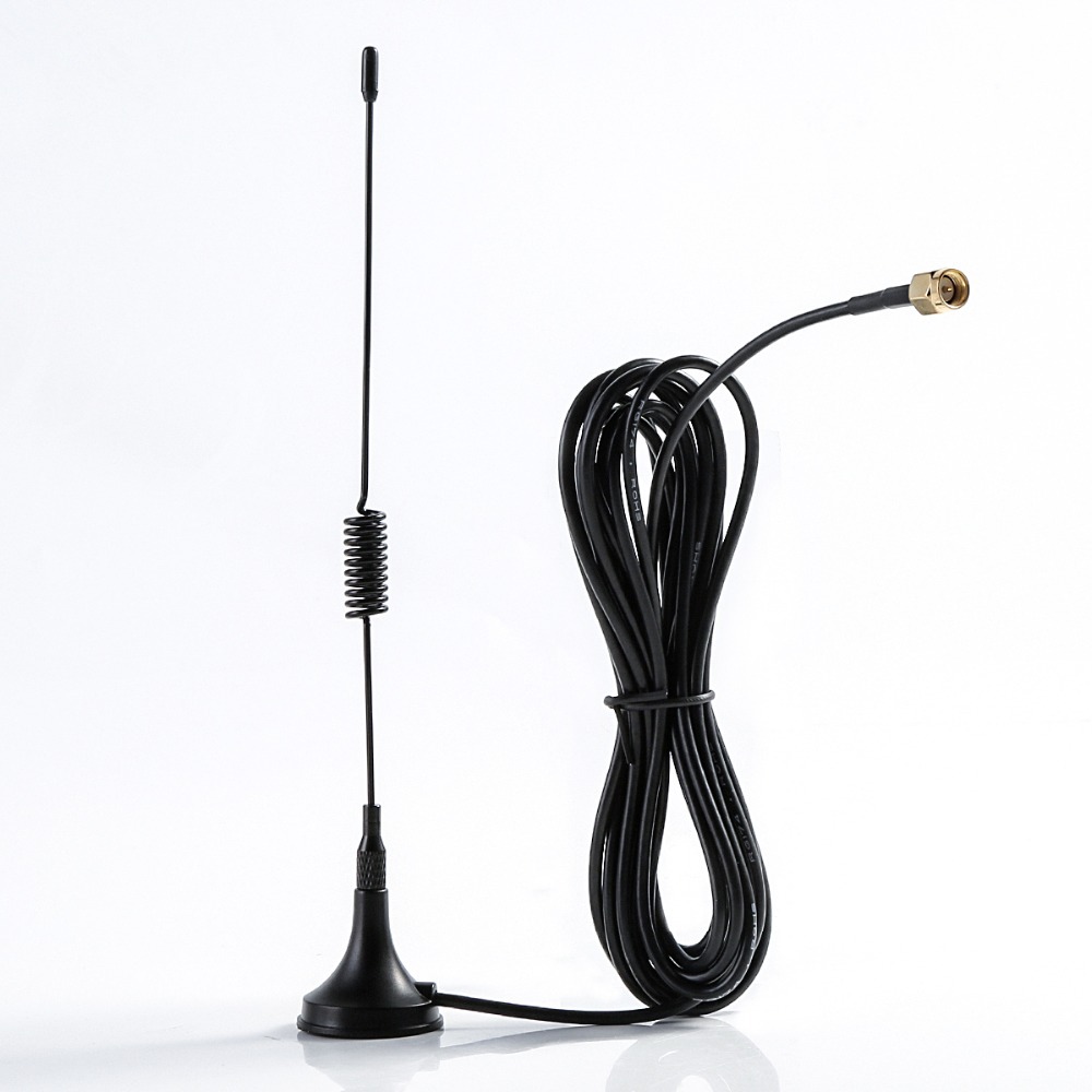 4G吸盘天线3G/2G/GSM天线 SMA内针1.5/2.5米小吸盘高增益抄表天线