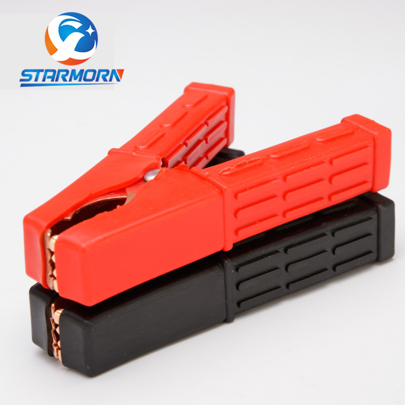 Clip de batería fábrica al por mayor clip de conexión del cargador 500 clip de pescado actual cubierta protectora completa clip de batería