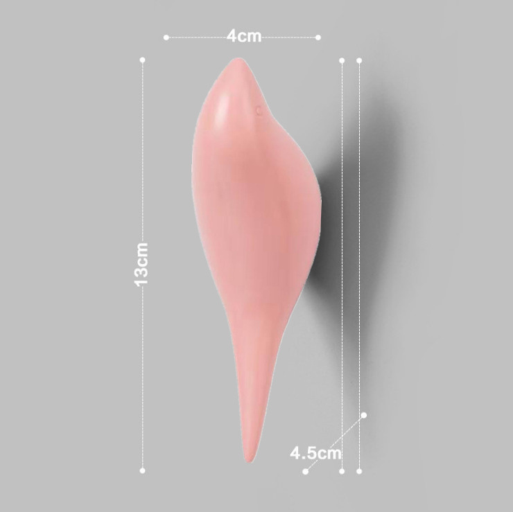 Venta al por mayor transfronteriza de la pared del hogar Decoración de aves gancho de animales decoración de la pared detrás de la puerta percha gancho de ropa de abrigo tridimensional