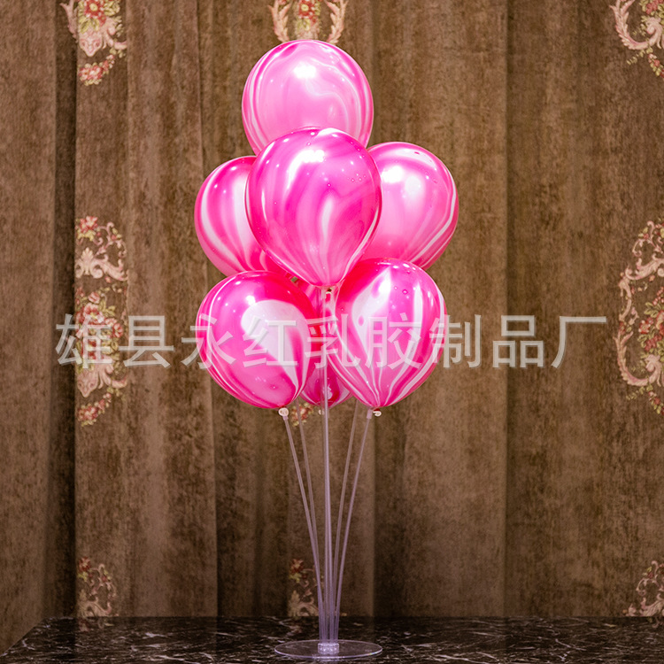 Boda cumpleaños decoración apoyos globo de látex al por mayor 10 pulgadas ágata globo celebración fiesta globo