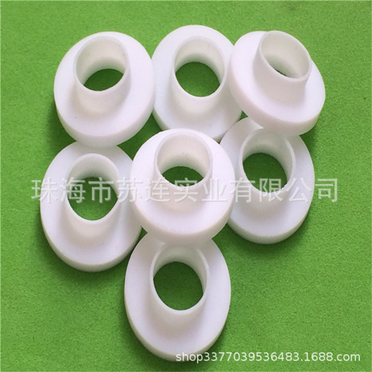 铁氟龙塑料平垫圈T型台阶法兰垫圈聚四氟乙烯垫片耐腐蚀
