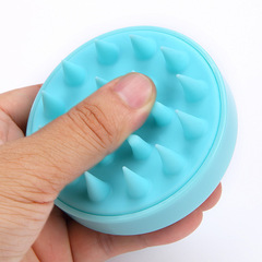 Factory hair salon shower silicone hair brush scalp cleaning massage comb bath brush comb soft hair washing brush