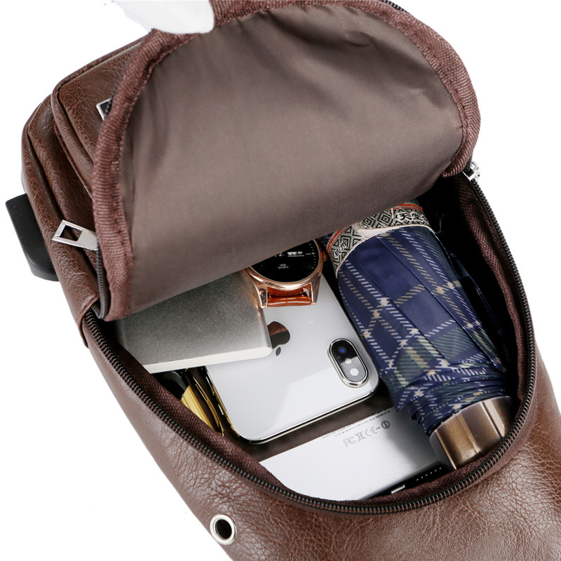 Портативная нагрудная сумка, спортивная полиуретановая сумка через плечо для отдыха, подходит для импорта