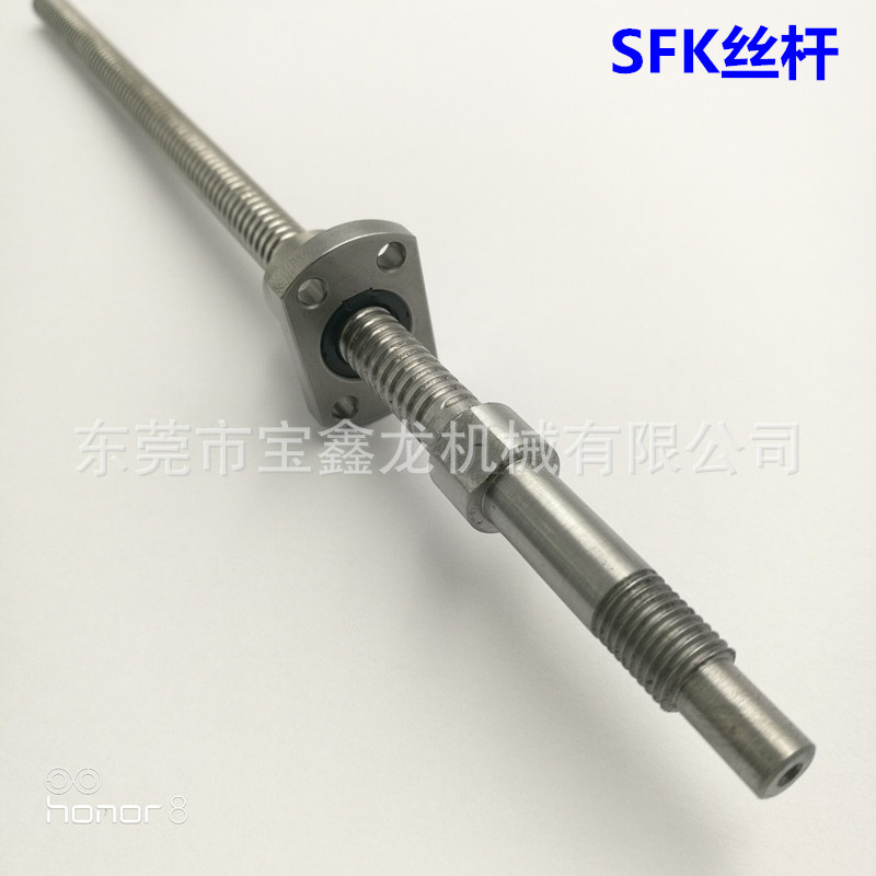 深圳自动化设备用滚珠丝杠副SFK0802.5 微小型精密丝杠 低噪音产