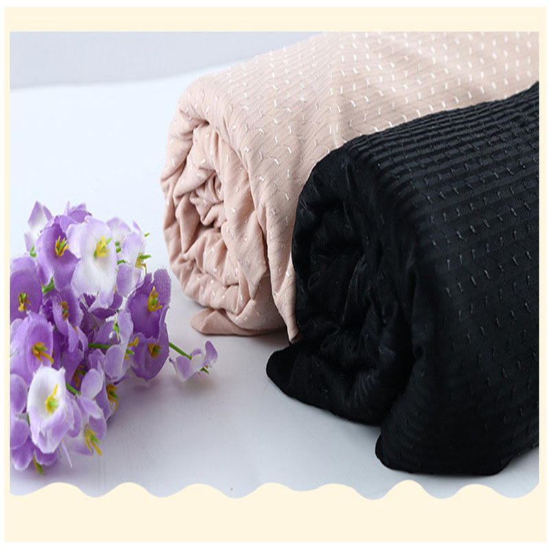 【求越】现货供应 高弹力中等厚度锦纶叶子 满天星锦纶提花布料