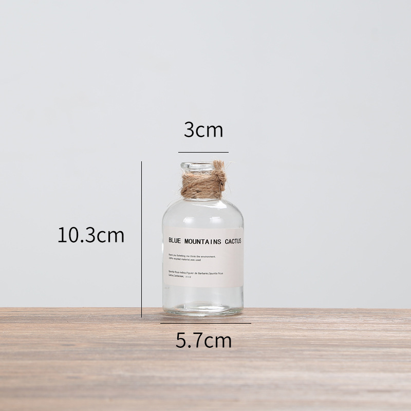 투명 작은 입 125ml + 흰색 사각형 페이스트