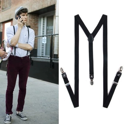 Ремешок для взрослых, регулируемый тройной зажим, эластичный черный ремешок для жениха шириной 2,5 см, многоцветный, доступный для мужчин и женщин