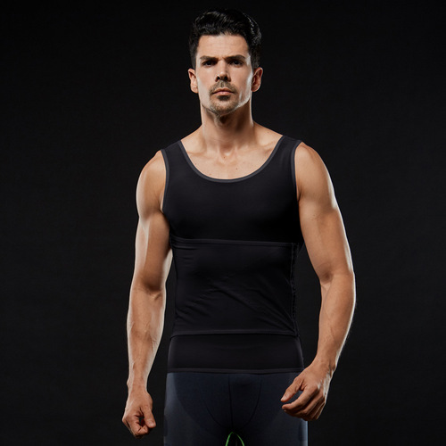Upgraded version of seamless summer breathable tight tummy control tight tummy control body shaping vest men's corset NY026