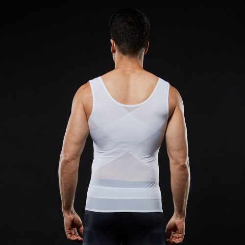 Upgraded version of seamless summer breathable tight tummy control tight tummy control body shaping vest men's corset NY026