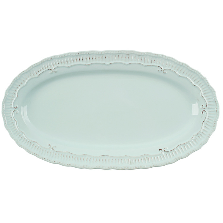 Traje de vajilla de cerámica de estilo europeo retro creativo hotel de estilo occidental vajilla de cerámica hogar cocina tazón taza