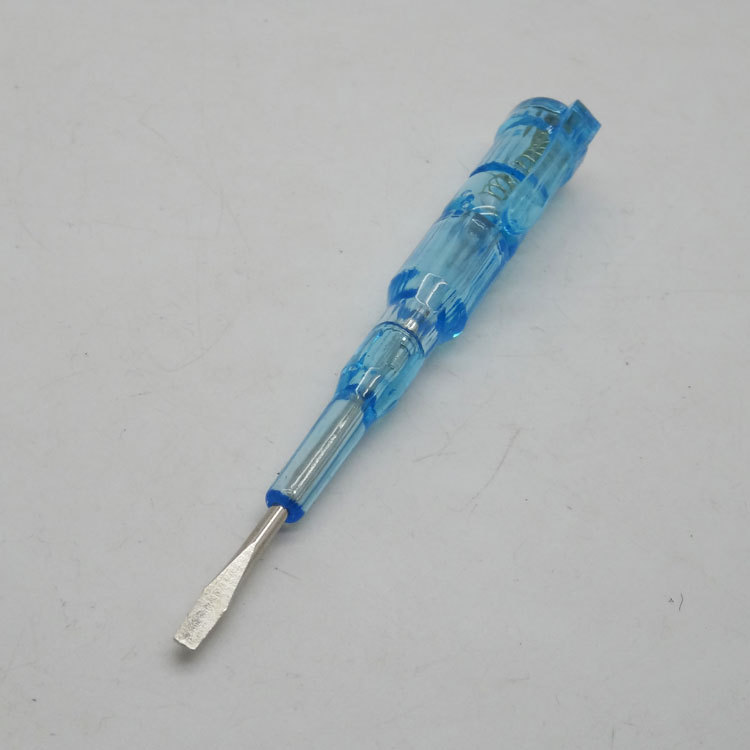 恒兴泰108小号125mm带帽电笔 家用测电笔感应验电笔电工专用