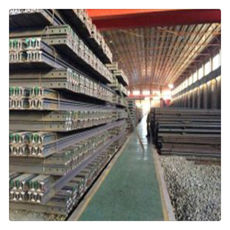 兰州45kg50kg60kg国标铁标钢轨及钢轨配件大量现货批发直发价低