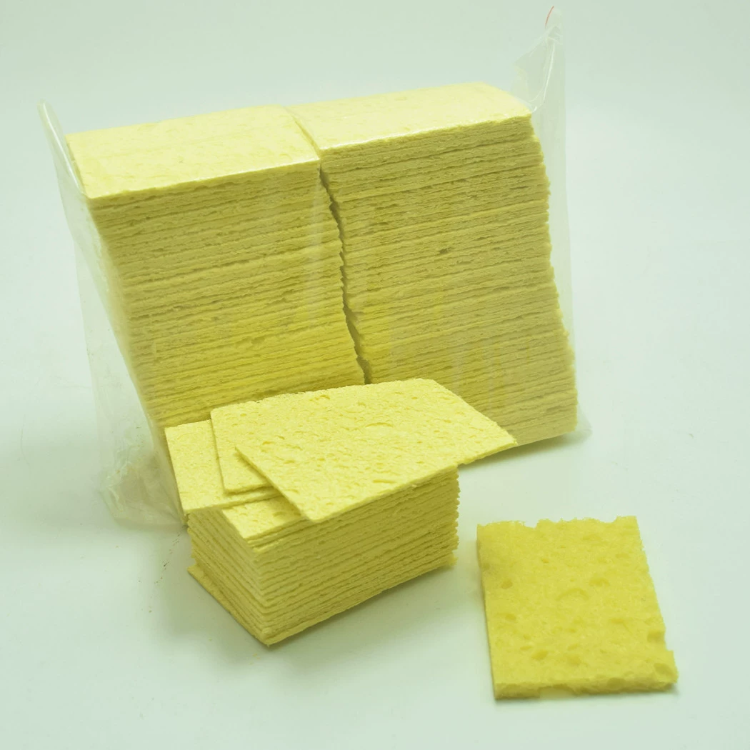 Устойчивый к высоким температурам Электрический паяльник губка стойка для паяльной станции очиститель головки паяльника 4*6 6*6 маленькая губка впитывающая Высокотемпературная губка