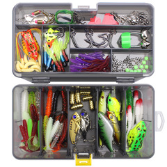 Weihai Lure 168 Piece Fishing Bait Hook Accessory Set Lure Box Cross-border E-commerce Weihai Fishing Gear Wholesale