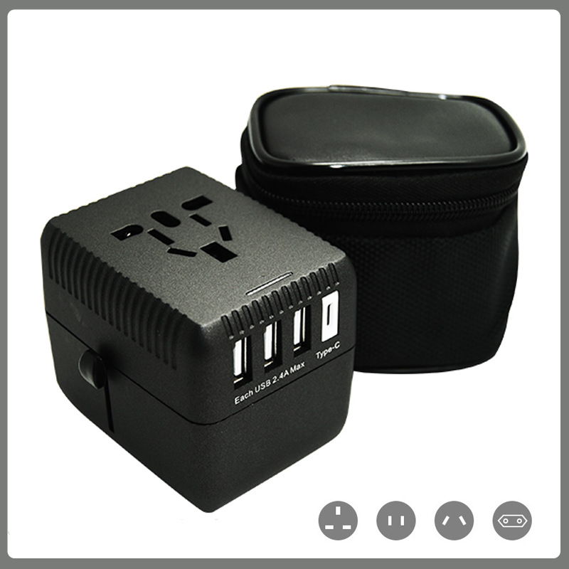 跨境专供多国通转换插座多功能插座转换器厂家直销旅行电源转换器