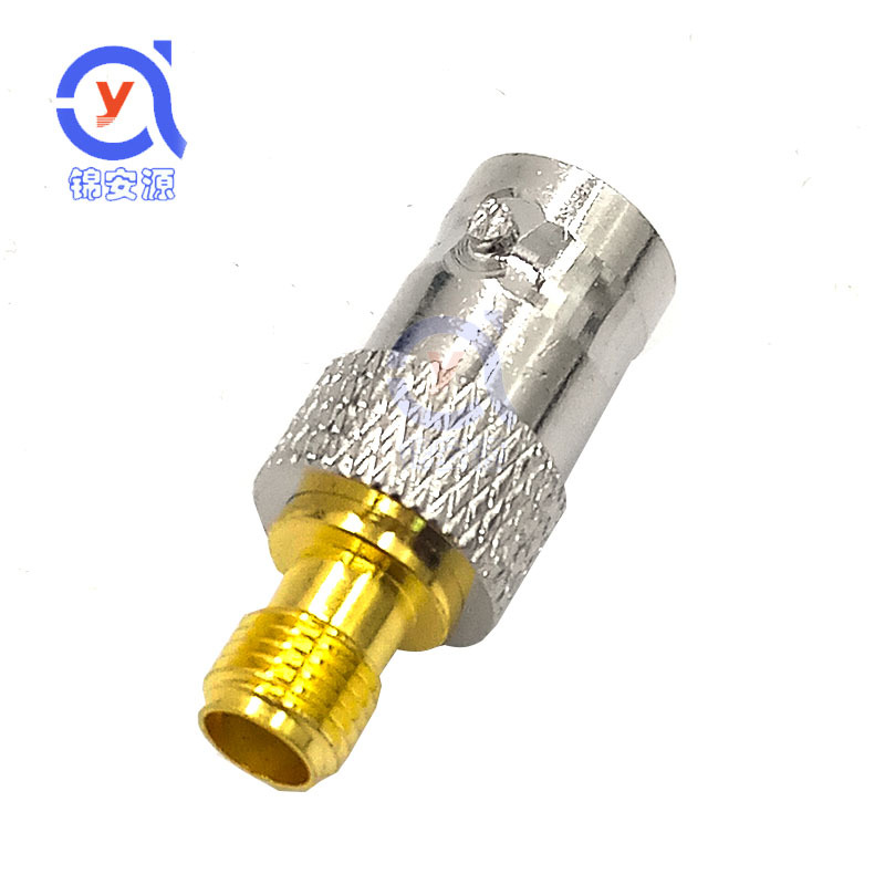 纯铜 SMA母转BNC母 SMA转BNC转接头 射频同轴连接器