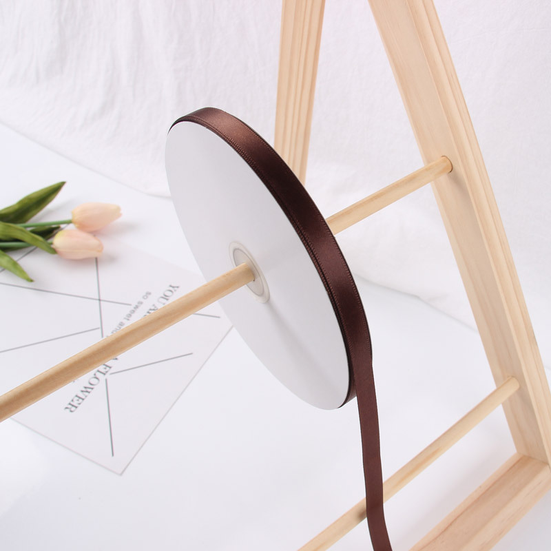 1cm cinta de poliéster al por mayor cinta de color sólido cinta de tela flor material de embalaje regalo arco cinta