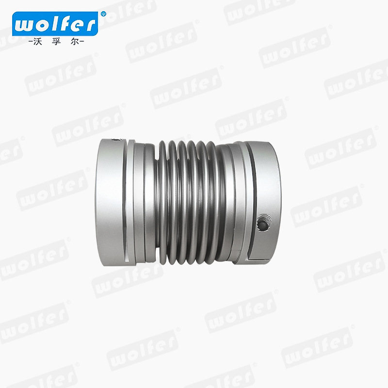 JB-2波纹管联轴器大扭矩伺服步进电机夹紧螺丝固定式高扭矩