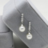 Korean version of hot -selling new diamond -mosaic sterling cash needles, multiple series of series of not easy to allergies, fashion earrings manufacturers